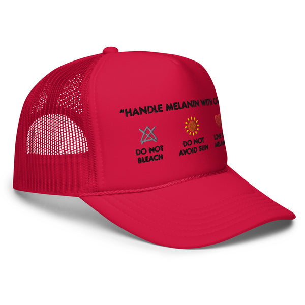 Melanin Care Instructions - Trucker Hat