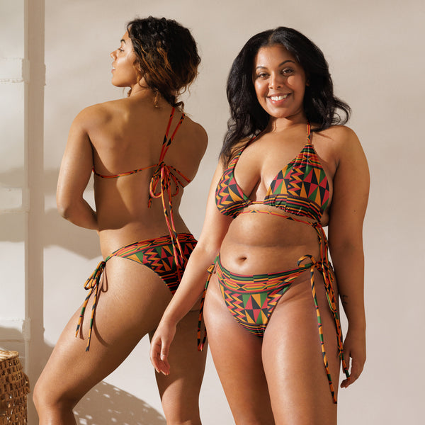 Kimi Kente String Bikini