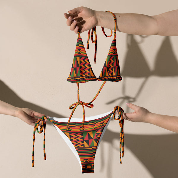 Kimi Kente String Bikini