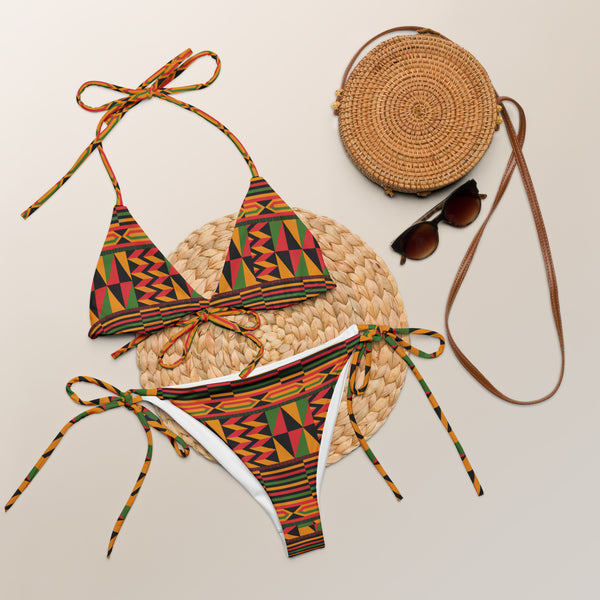 Kimi Kente String Bikini