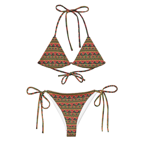 Zina Print String Bikini