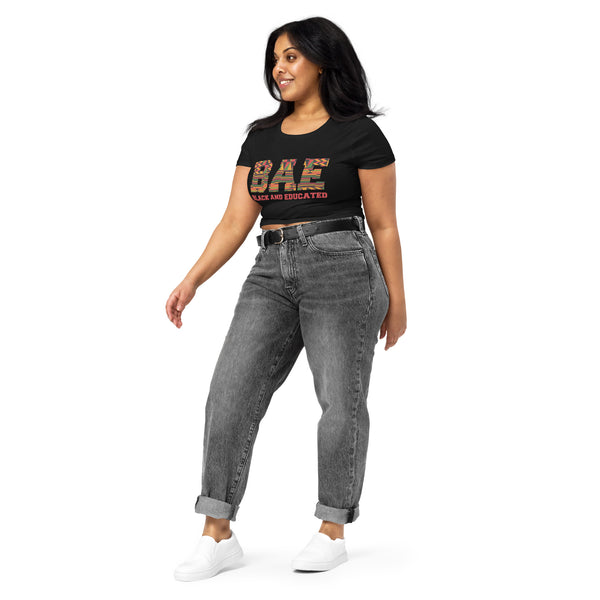 BAE - Black and Educated Crop Tee