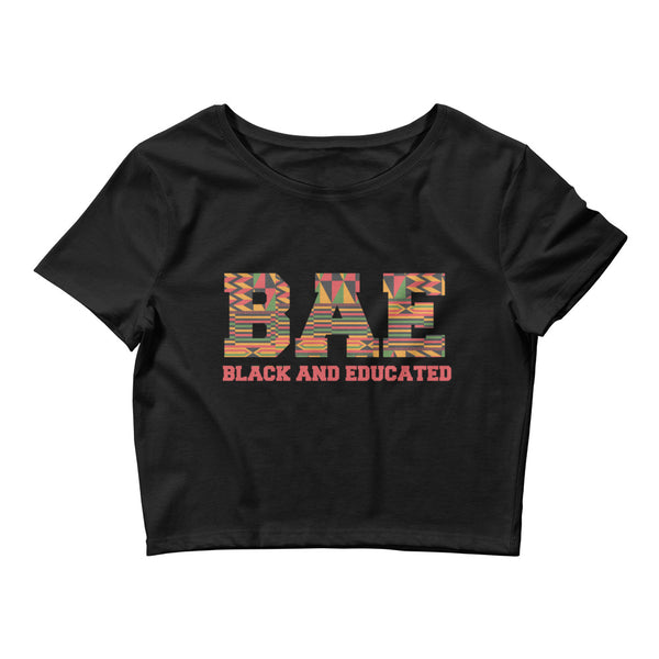 BAE - Black and Educated Crop Tee