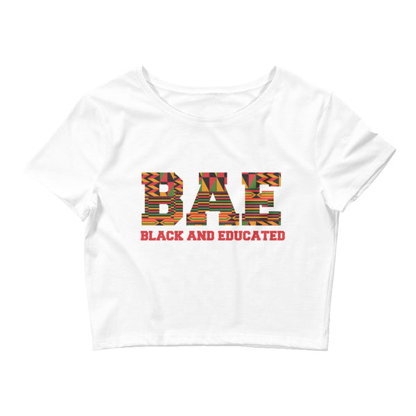 BAE - Black and Educated Crop Tee