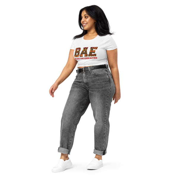 BAE - Black and Educated Crop Tee