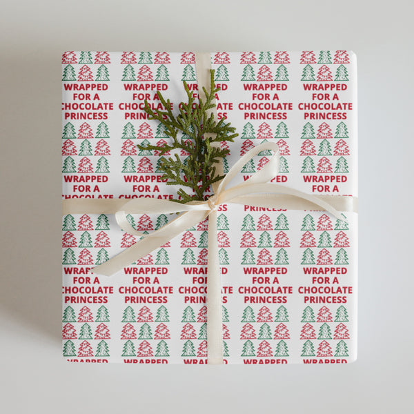 Melanin Queen Princess - Christmas Wrapping Paper