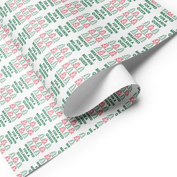 Melanin Queen Princess - Christmas Wrapping Paper