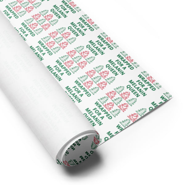 Melanin Queen Princess - Christmas Wrapping Paper