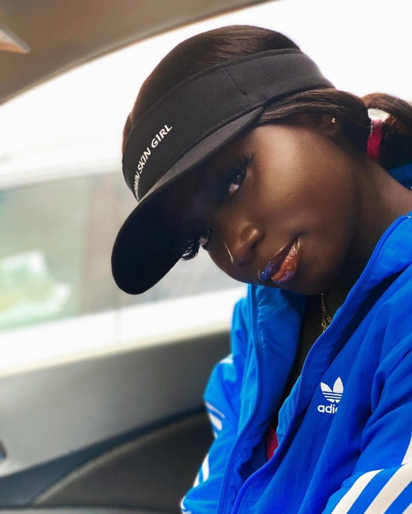Brown Skin Girl Visor