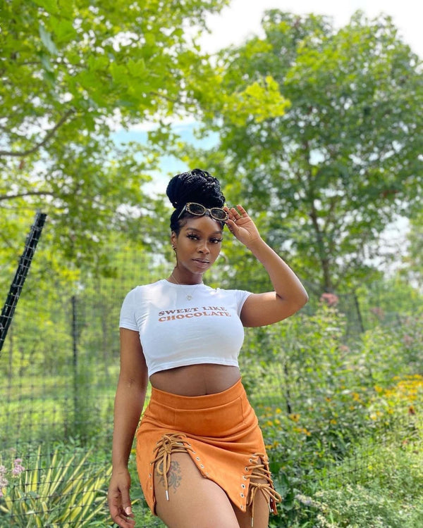 Sweet Like Chocolate - Crop Top
