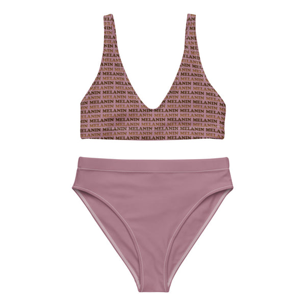 Melanin All Over Berry Bikini