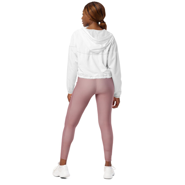 Melanin Care Instructions Cropped Windbreaker