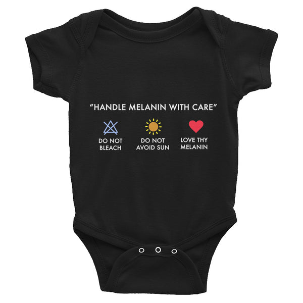 Handle Melanin with Care - Infant Bodysuit (black)