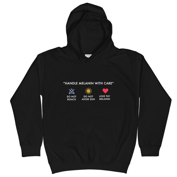 Handle Melanin with Care - Kids Hoodie