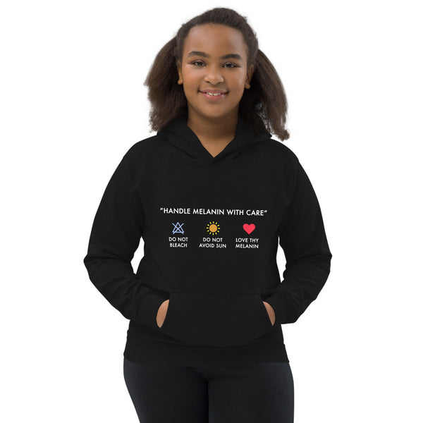 Handle Melanin with Care - Kids Hoodie