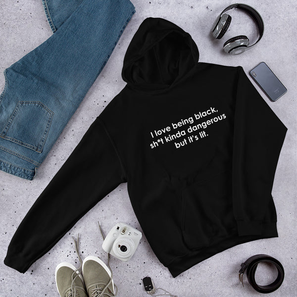 I Love Being Black - Unisex Hoodie