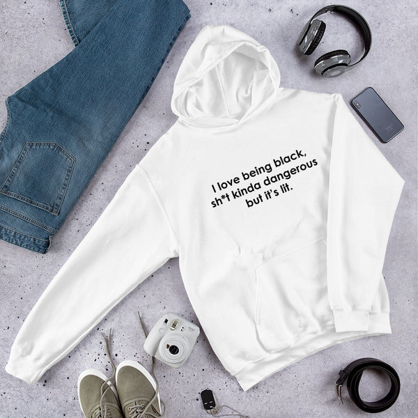 I Love Being Black - Unisex Hoodie