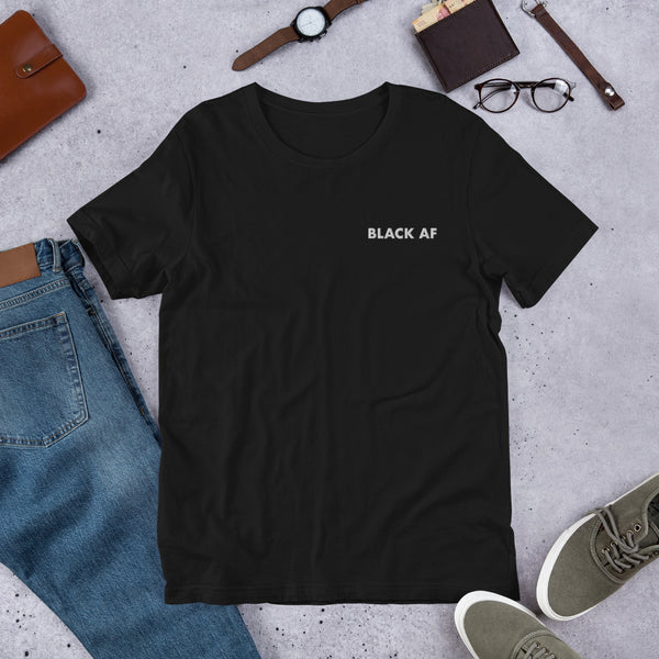 Black AF - Embroidery T-Shirt