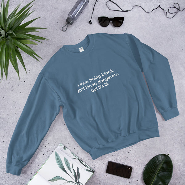 I Love Being Black - Unisex Sweatshirt