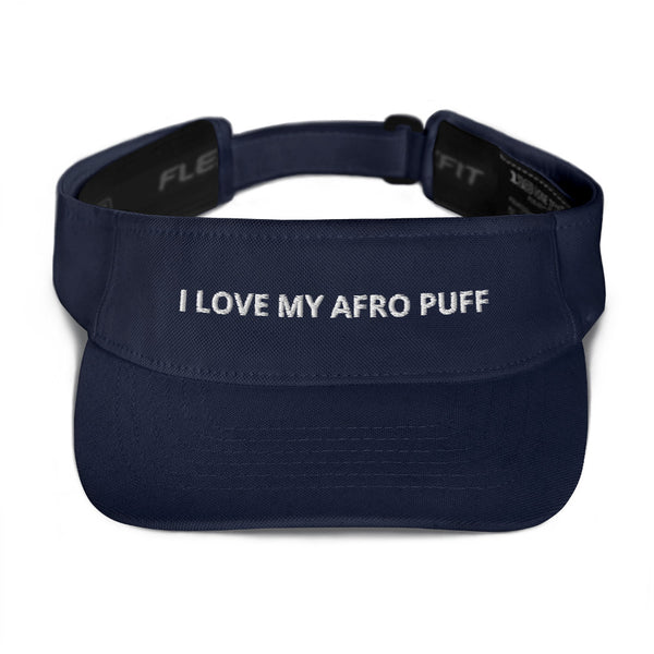 I Love My Afro Puff - Visor