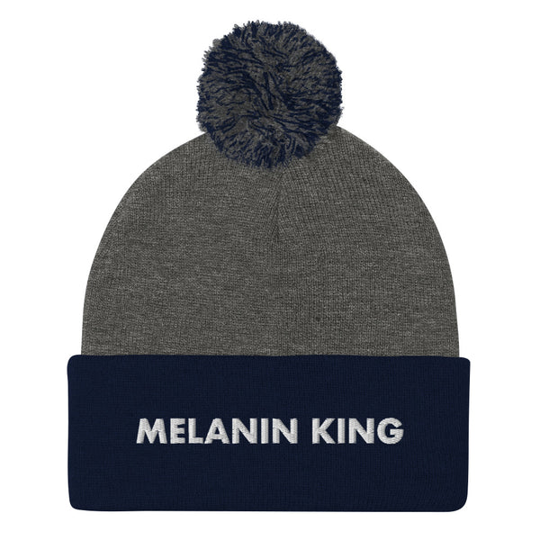 Melanin King - Pom-Pom Beanie