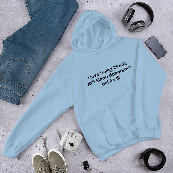 I Love Being Black - Unisex Hoodie