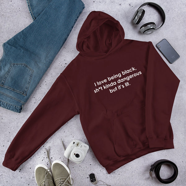 I Love Being Black - Unisex Hoodie