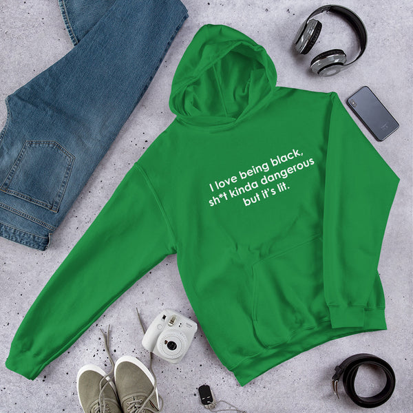 I Love Being Black - Unisex Hoodie