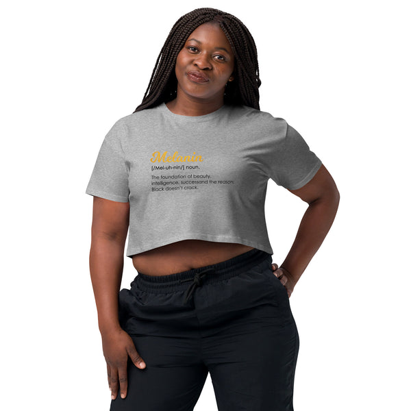 Melanin crop hoodie 2025