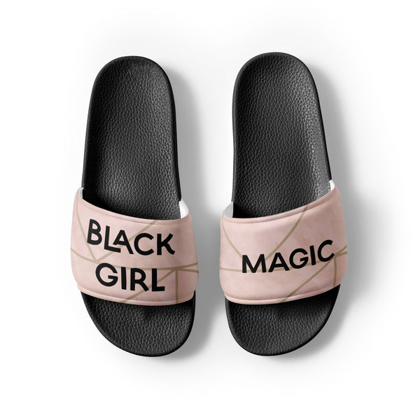 Black Girl Magic - Women's slides (Only ships to  USA, Canada, Australia, Japan, New Zealand)