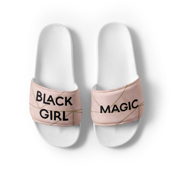 Black Girl Magic - Women's slides (Only ships to  USA, Canada, Australia, Japan, New Zealand)