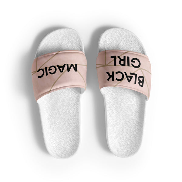 Black Girl Magic - Women's slides (Only ships to  USA, Canada, Australia, Japan, New Zealand)